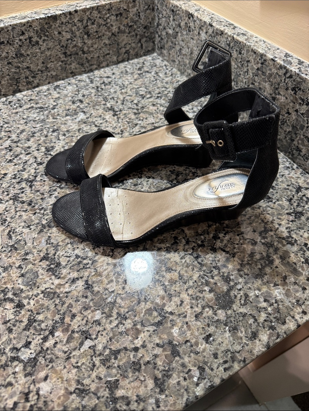 Alfani step n flex dressy low heel sandal